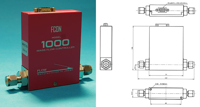 マスフローコントローラー 1000シリーズ:グリーンテック:GREENTEC